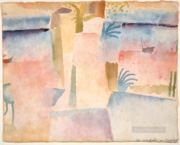  towards Painting - View Towards the Port of Ha Paul Klee